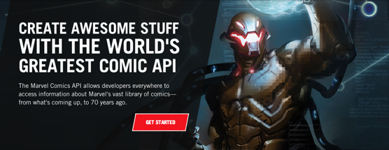 Marvel developer portal