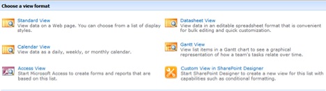 SharePoint custom view