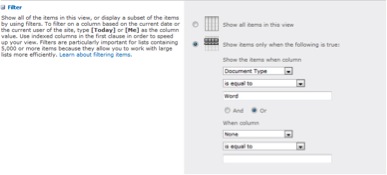 SharePoint custom view