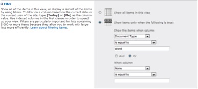 SharePoint custom view